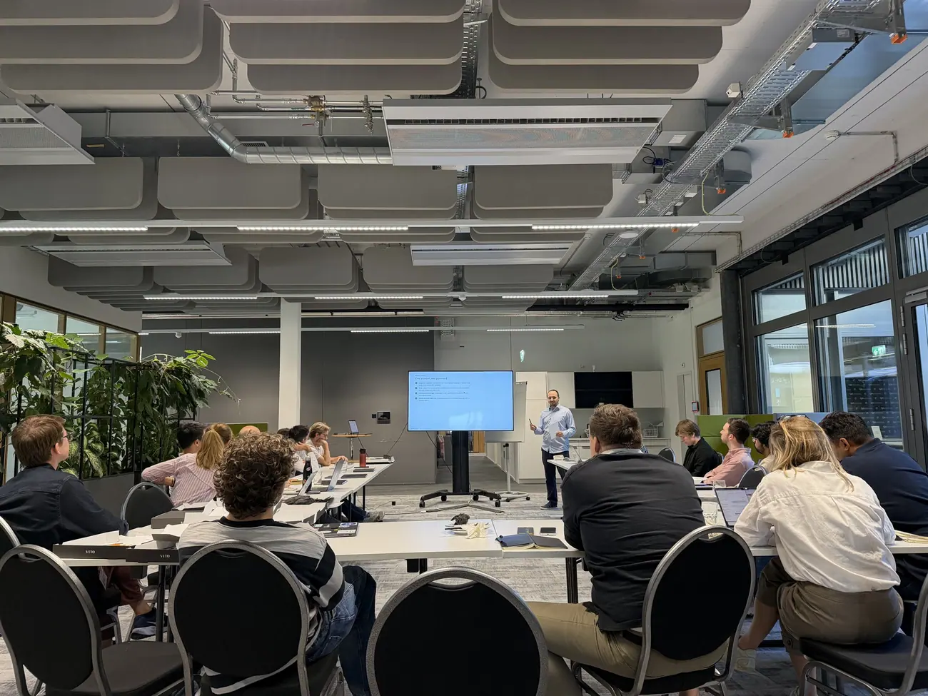 XAN cybersecurity training session with a client team.